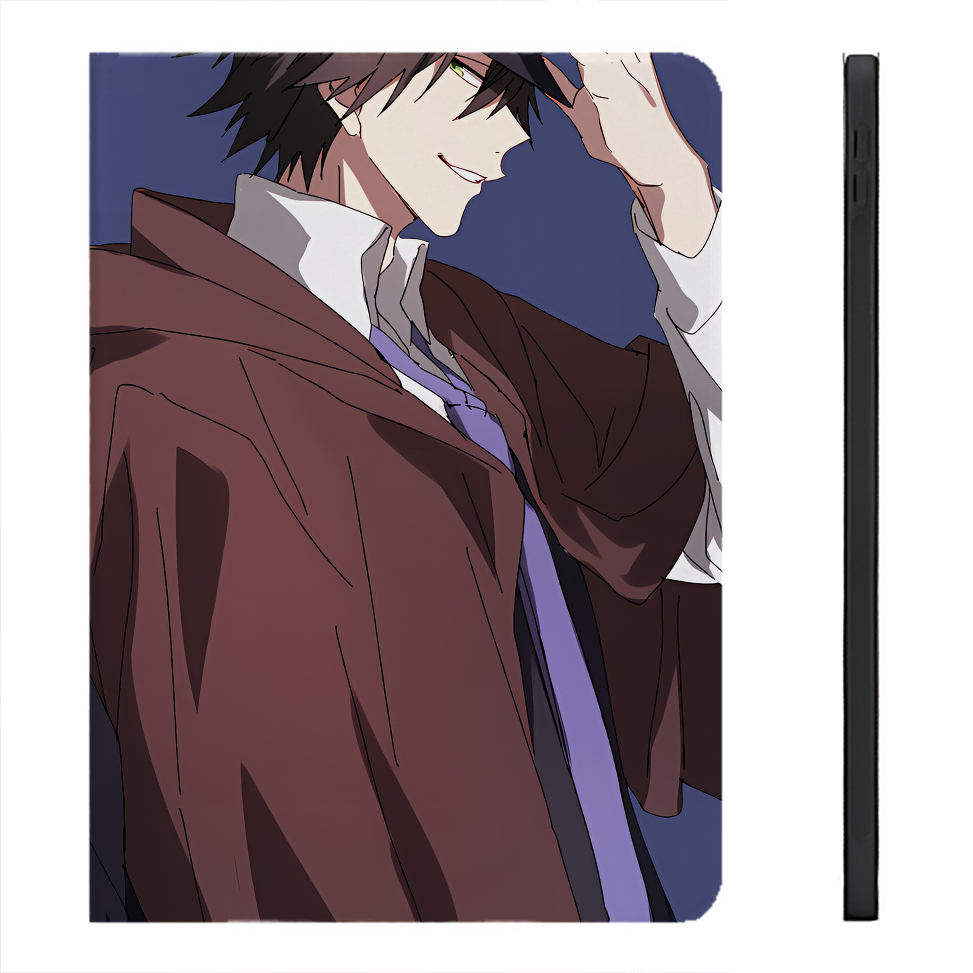 （画像用） 文豪ストレイドッグス Bungo Stray Dogs IPadケース ペンホルダー付き ブックスタイルデザイン